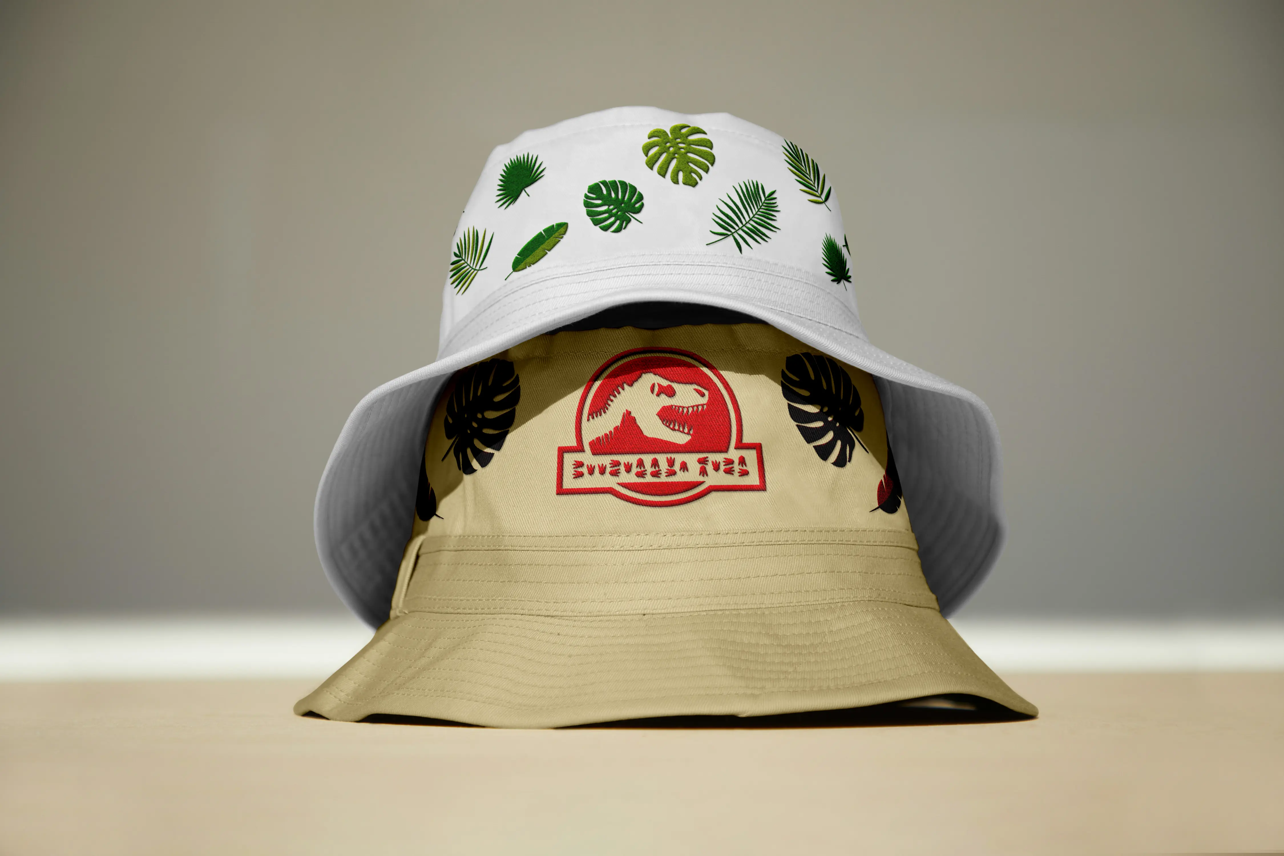 Dinosaur themed bucket hat merchandise